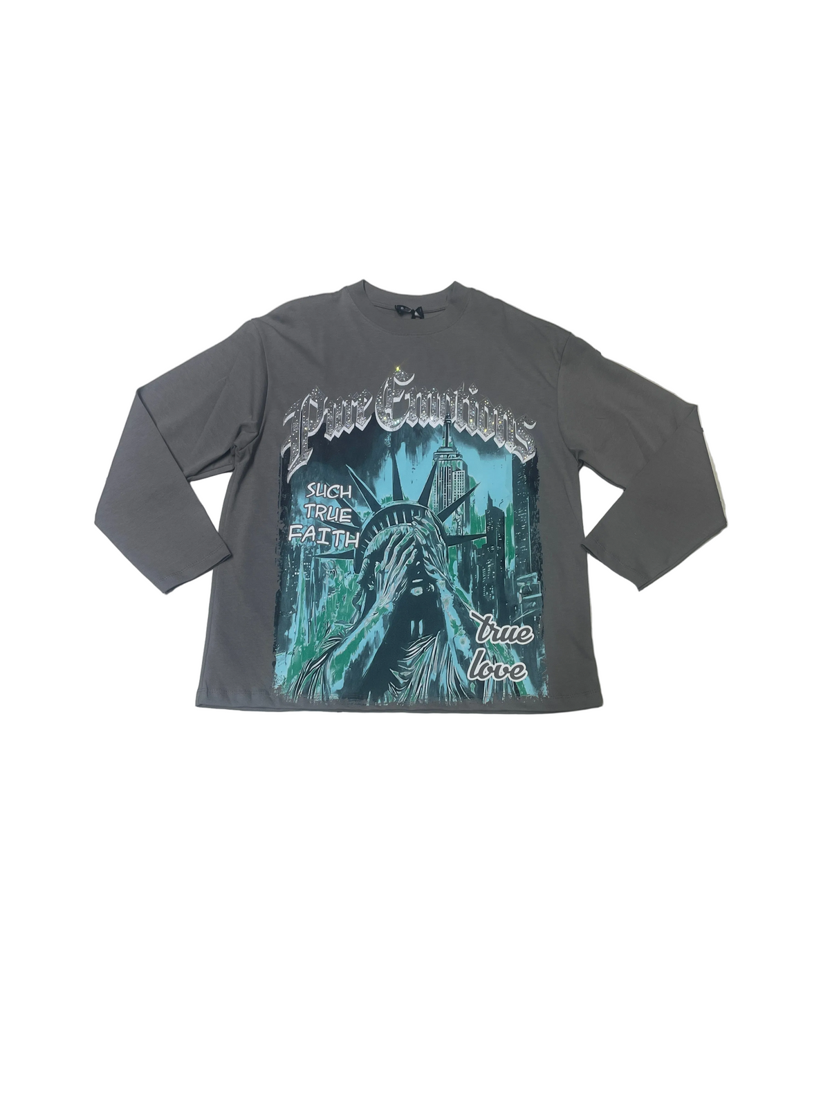 Long Sleeves Diamond