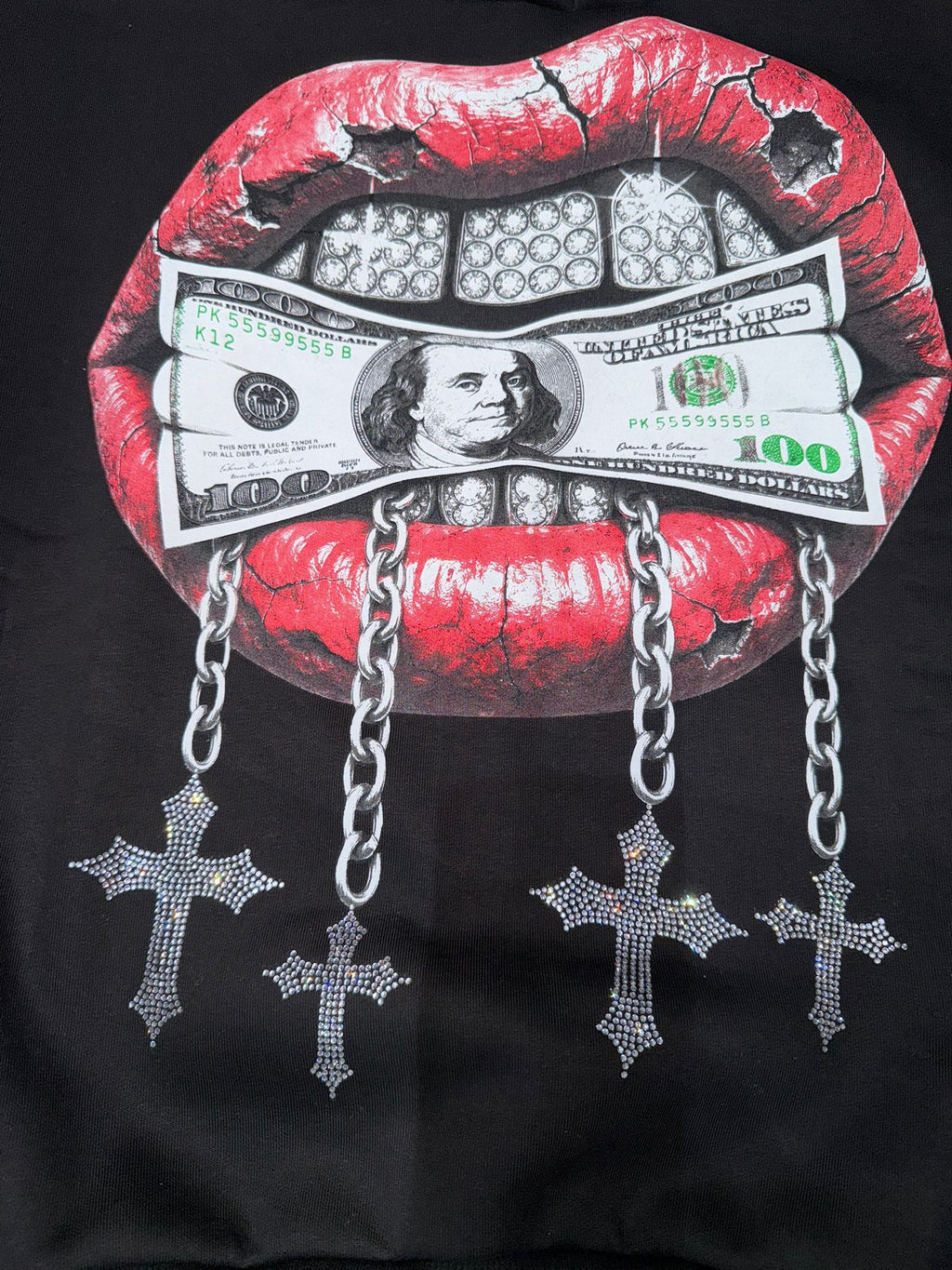 Felpa Bacio Money