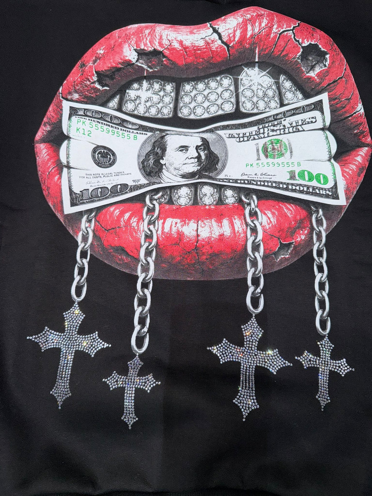 Felpa Bacio Money