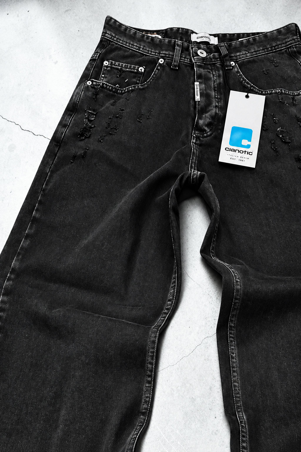 Jeans baggy Cianotic