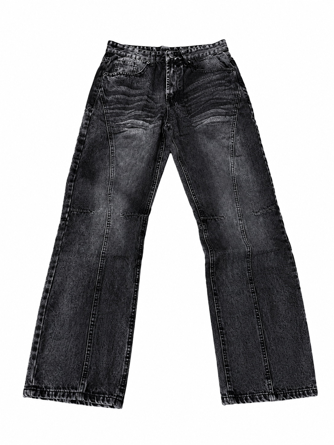 Jeans baggy sfumato