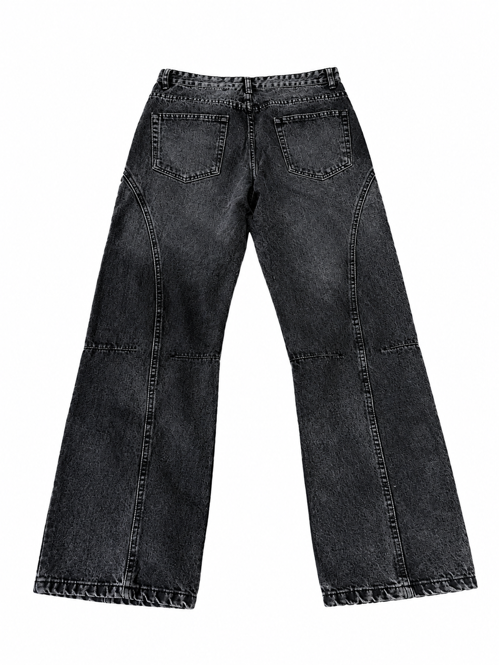 Jeans baggy sfumato