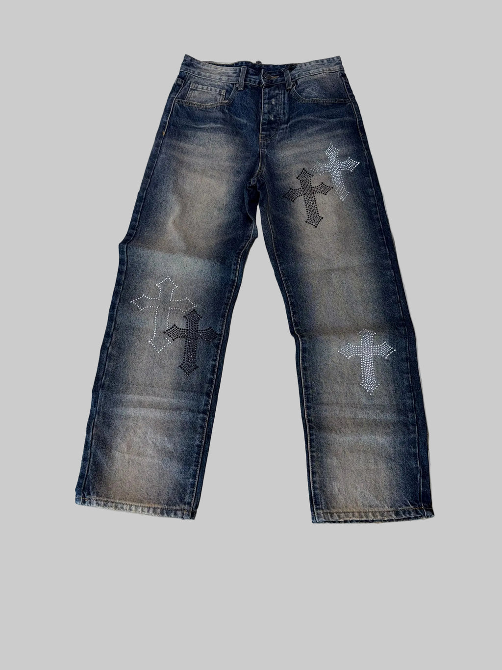 crucifix jeans