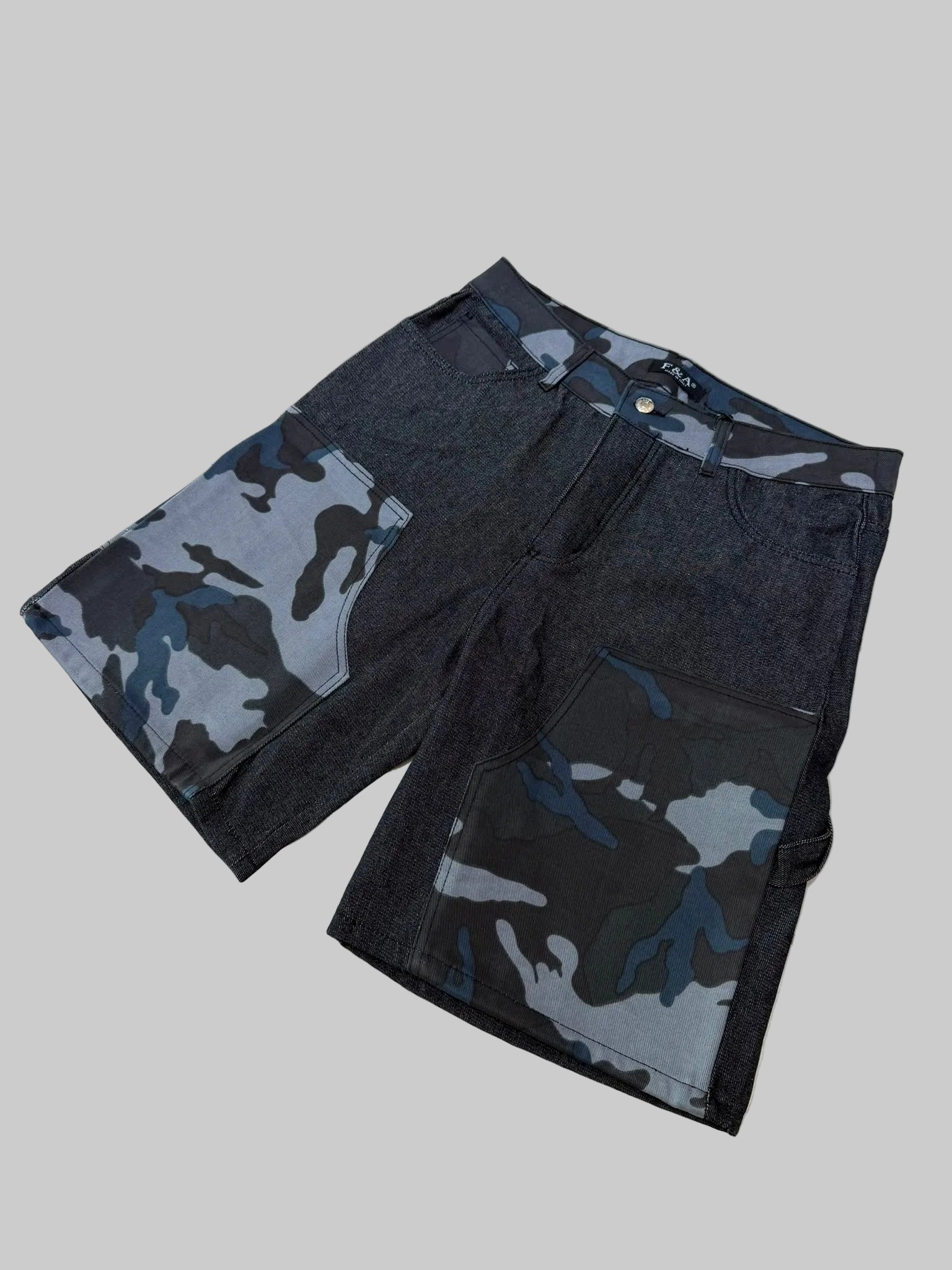 bermuda denim mimetico