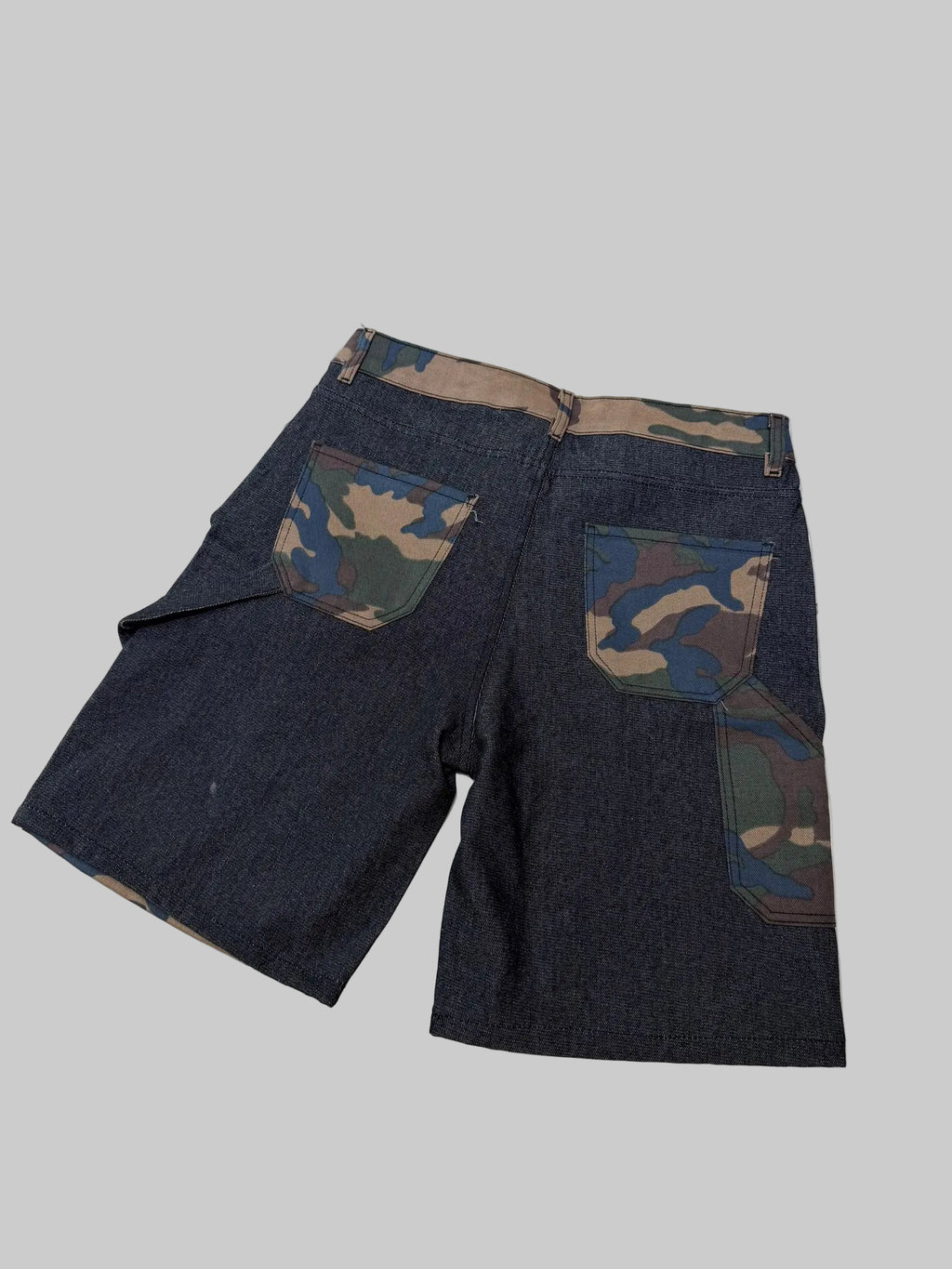 bermuda denim mimetico
