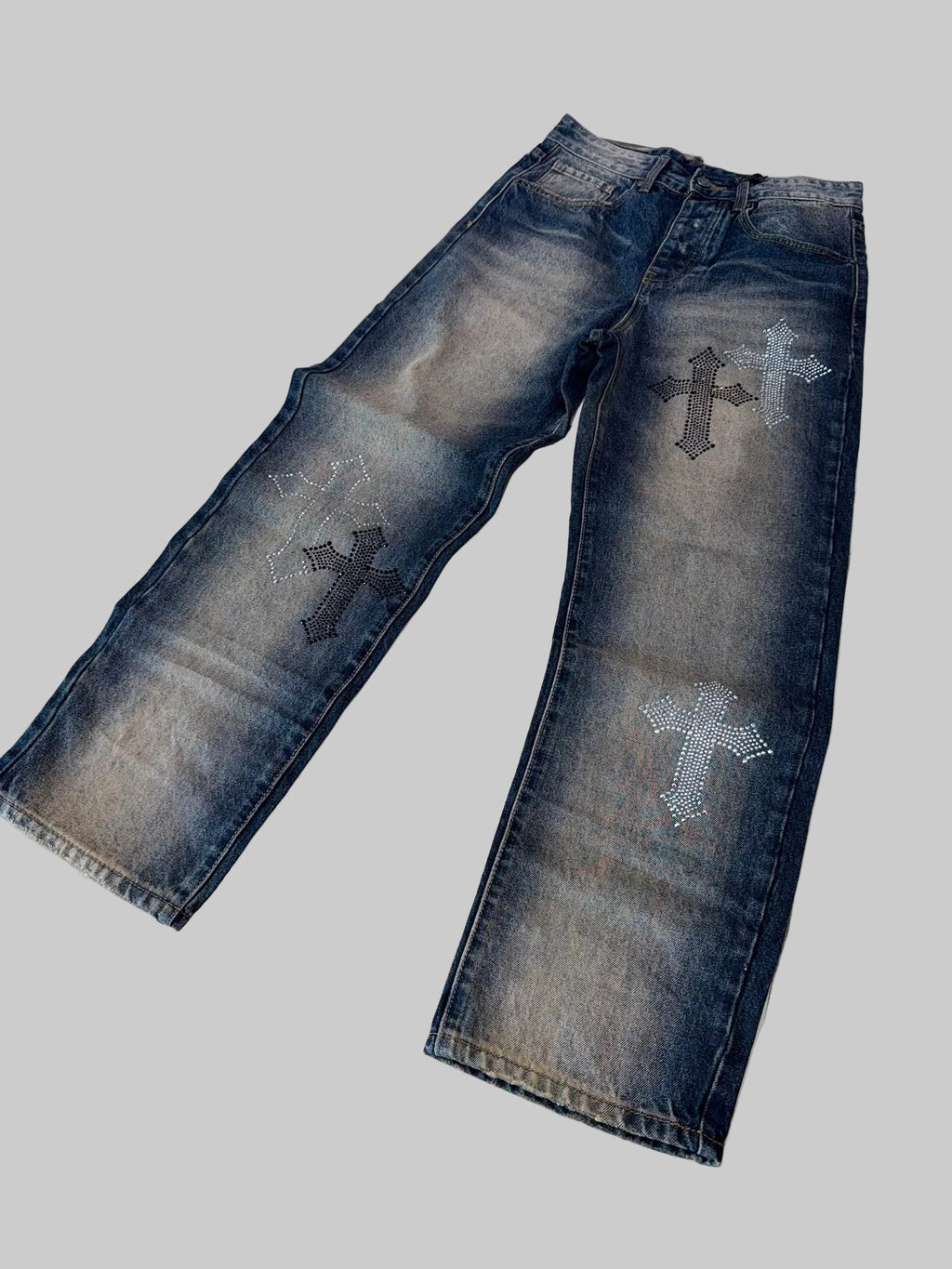 crucifix jeans