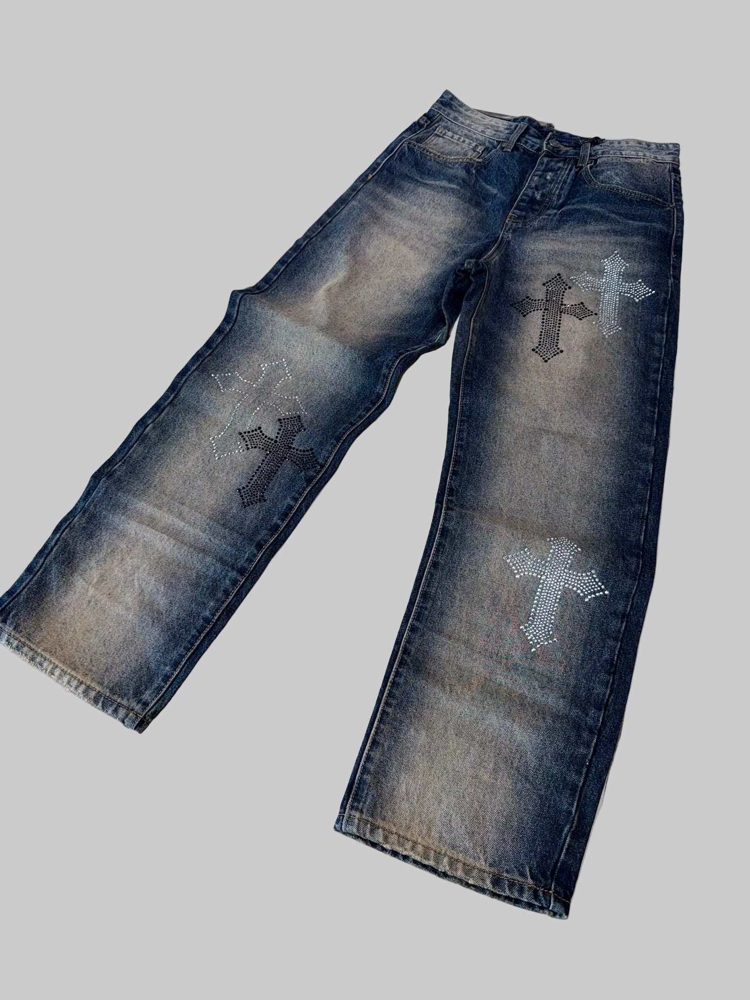 crucifix jeans