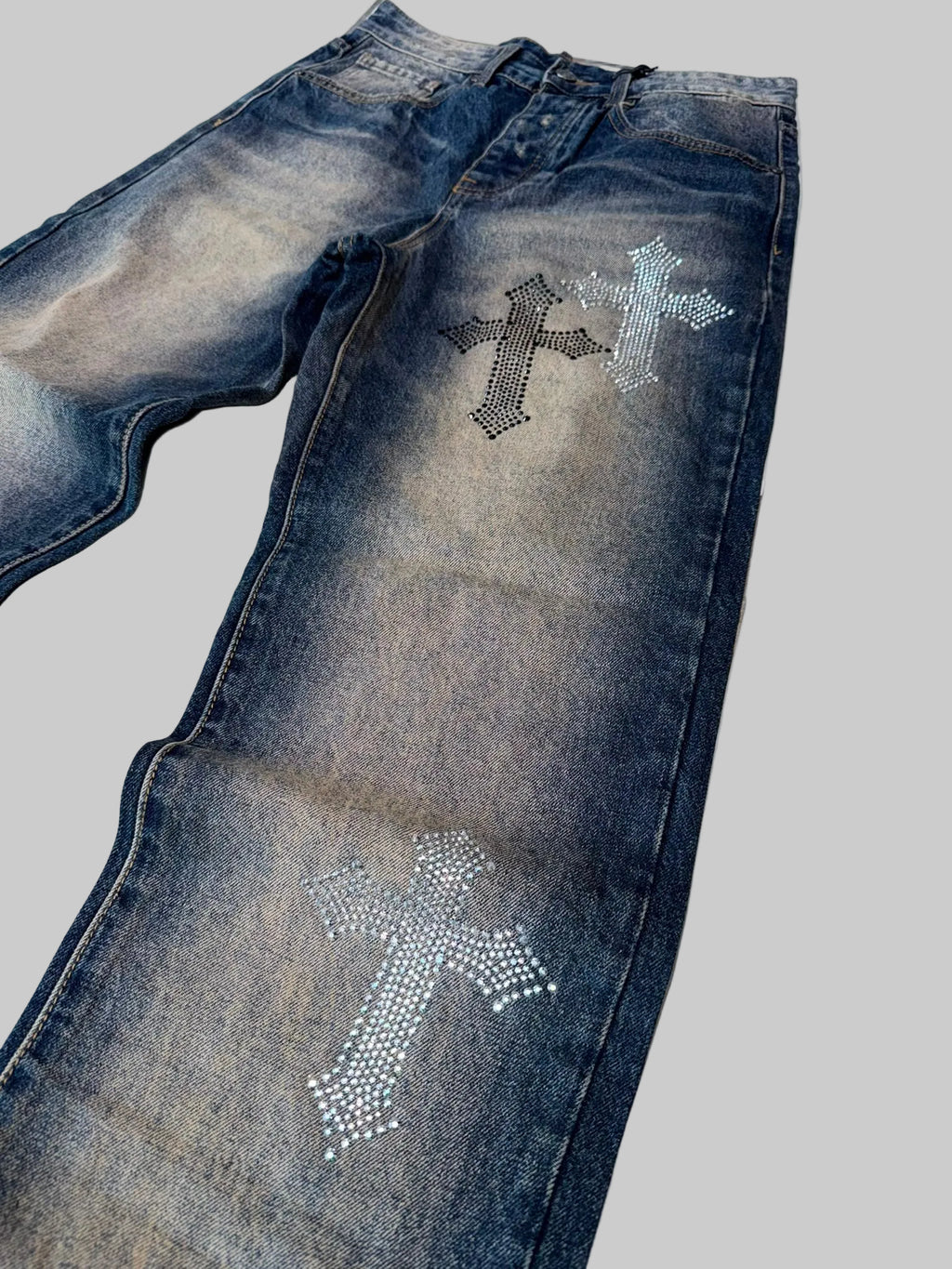 crucifix jeans